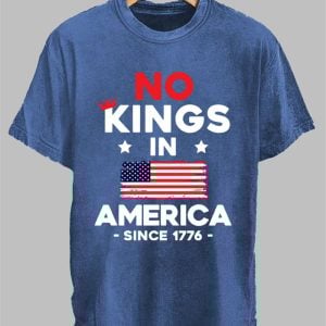 Men's No King in America Since 1776 Print T-Shirt